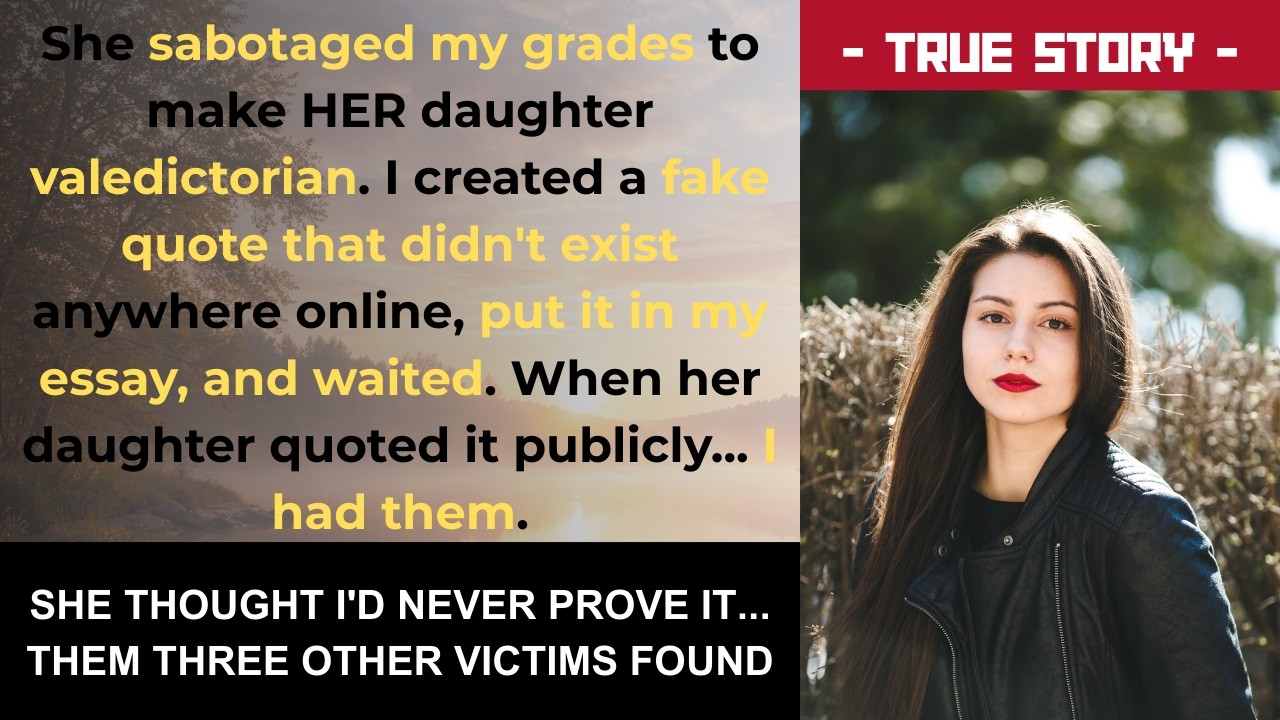 My Teacher Sabotaged My Grades for Her Own Daughter — The Trap I Set DESTROYED Them Both