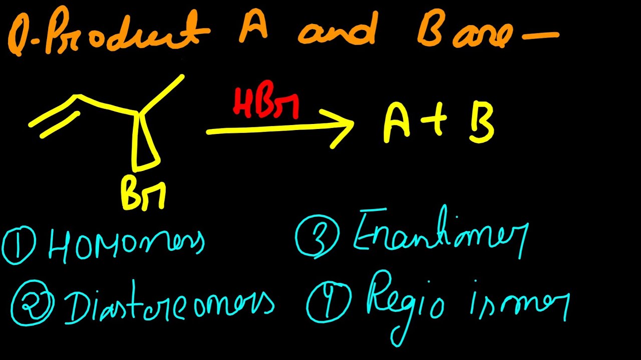 Markovnikov Rule  | Stereo Chemistry| Question practice| Neet chemistry| CSIR NET | Gate chemistry 