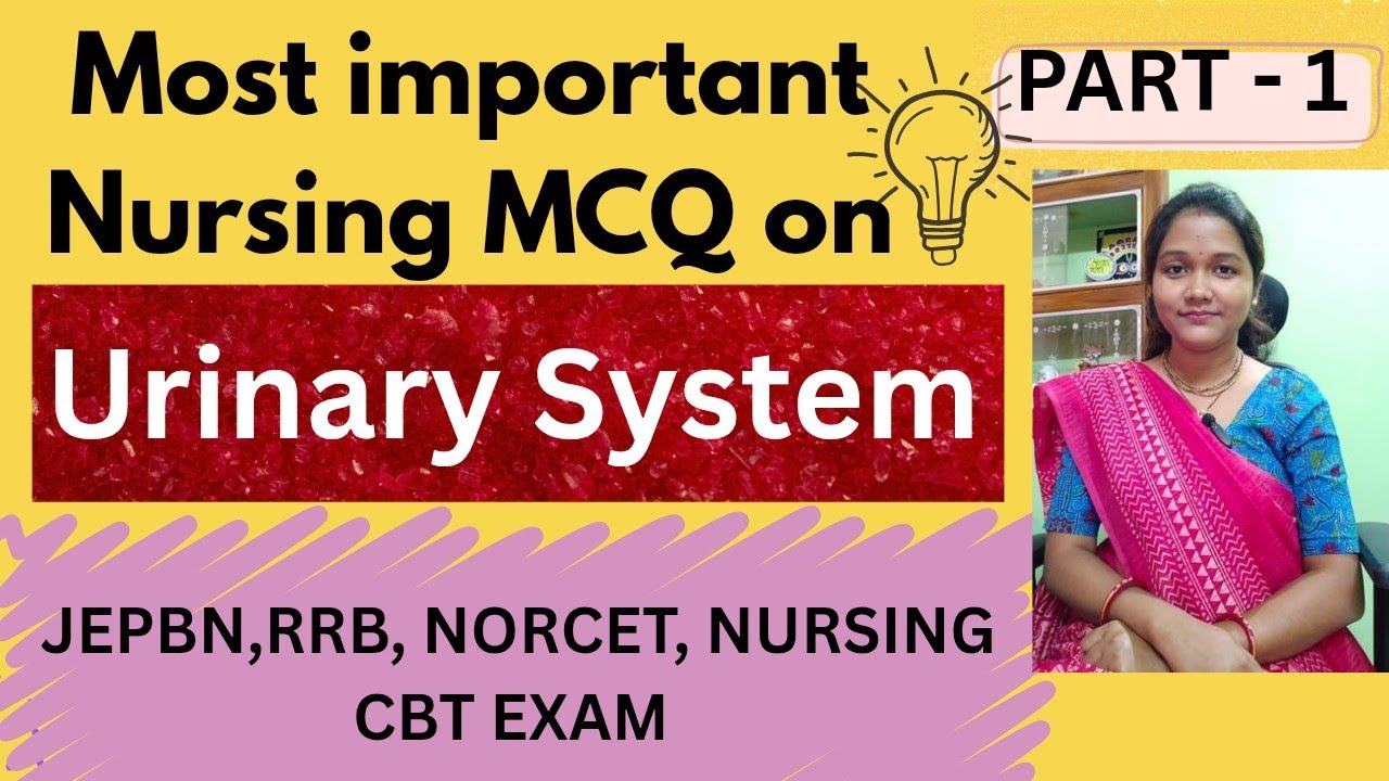 🔥 Nursing questions on the Urinary System 🔥 Important questions and answers 💥 wbhrb staff nurse💥