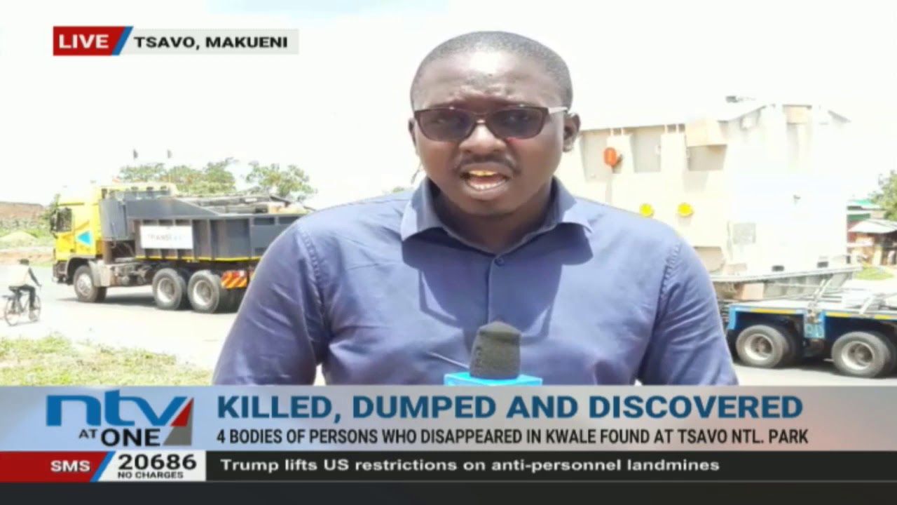4 bodies of people who disappeared in Kwale found at Tsavo National Park