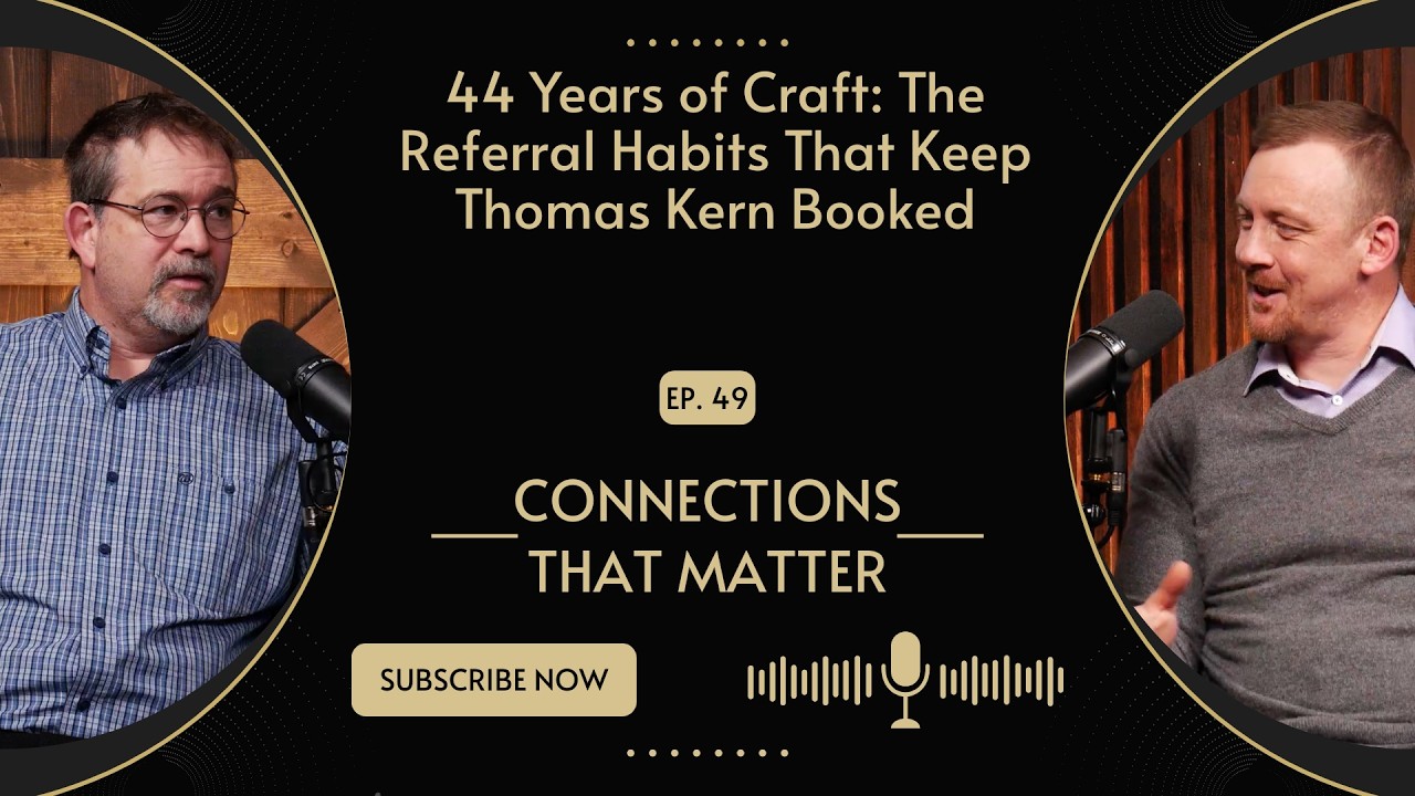 44 Years of Craft: The Referral Habits That Keep Thomas Kern Booked