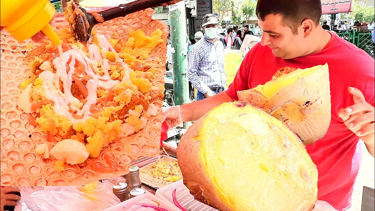 1000 Potato Sandwich a day Iran street food | Persian food ساندویچ سیب زمینی یرالما