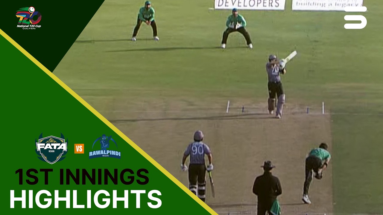 First Innings Highlights | FATA Region vs Rawalpindi Region | National T20 Qualifier | Match 3|MZA1U