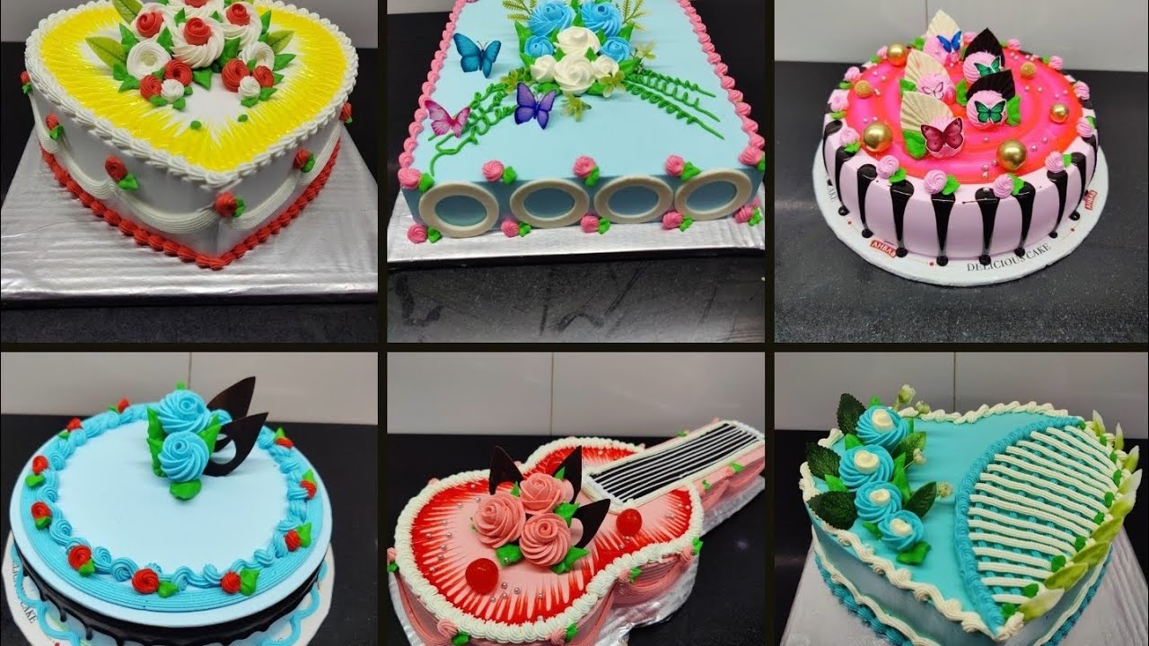 Happy birthday cake new design #cake #howtomakecakecreamathome #birthdaycake #cakedecorating 