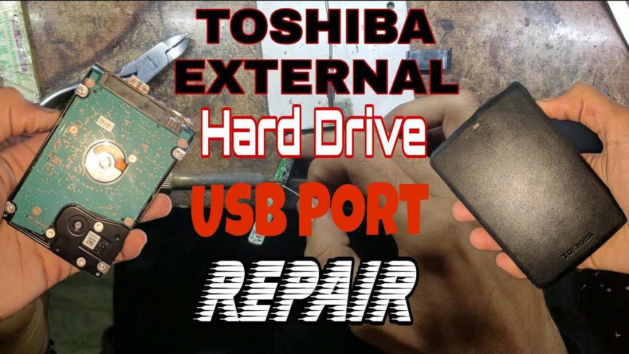 Toshiba External Hard Drive Broken Usb Port Repair