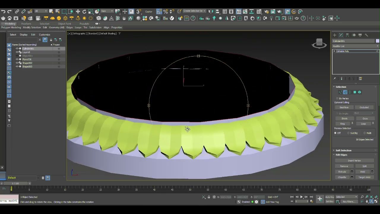 How to use patch deform modifier(wsm) in 3ds max