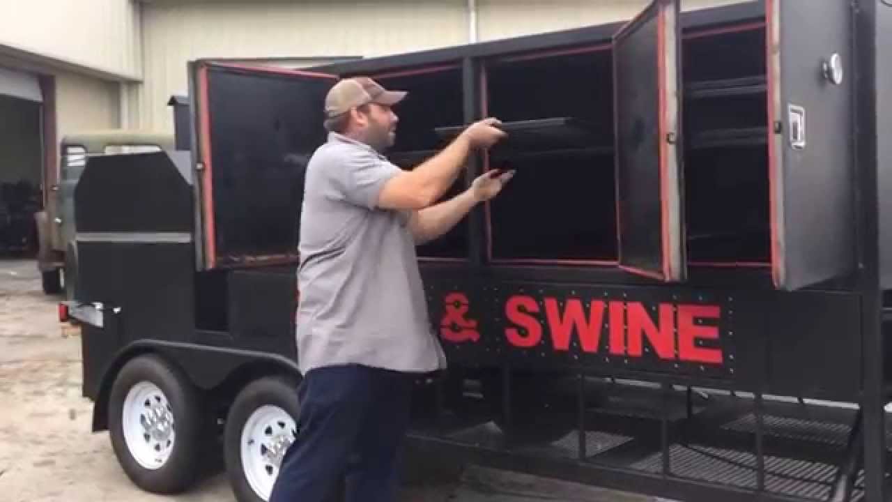Swig & Swine BBQ Smoker Rig Trailer (6 x 19)