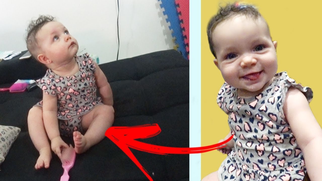 NOSSA BEBÊ JÁ ESTÁ SENTANDO SOZINHA!! 😱😻😱