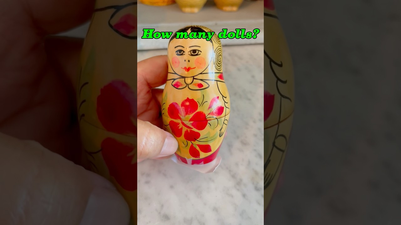 Do you know how many dolls there are in this Russian nesting doll?