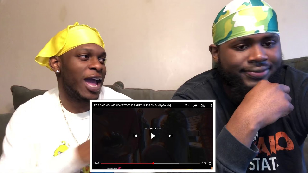 HOTTEST IN THE CITY ?!🤔🔥POP SMOKE - WELCOME TO THE PARTY [SHOT BY GoddyGoddy] *AMERICAN REACTION*