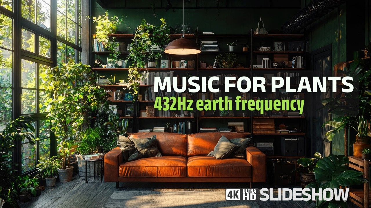 Growth Plant music for a healthy blossoming and blooming aid 432 Hz earth frequency