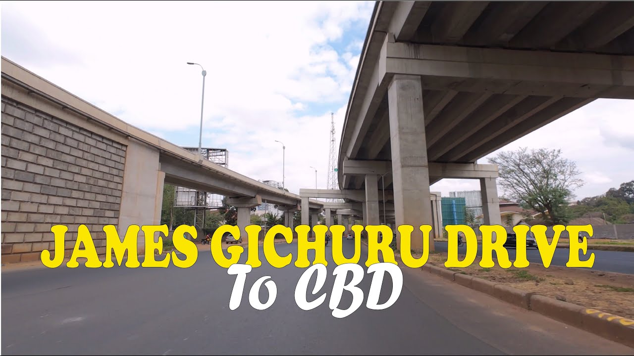 Nairobi City Drive 4K – From James Gichuru Road to CBD | Scenic Tour