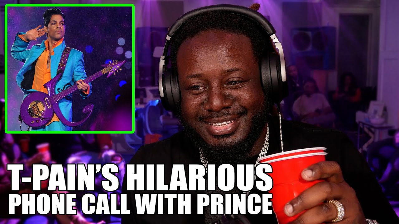 Уморительный телефонный разговор T-Pain с Принсом