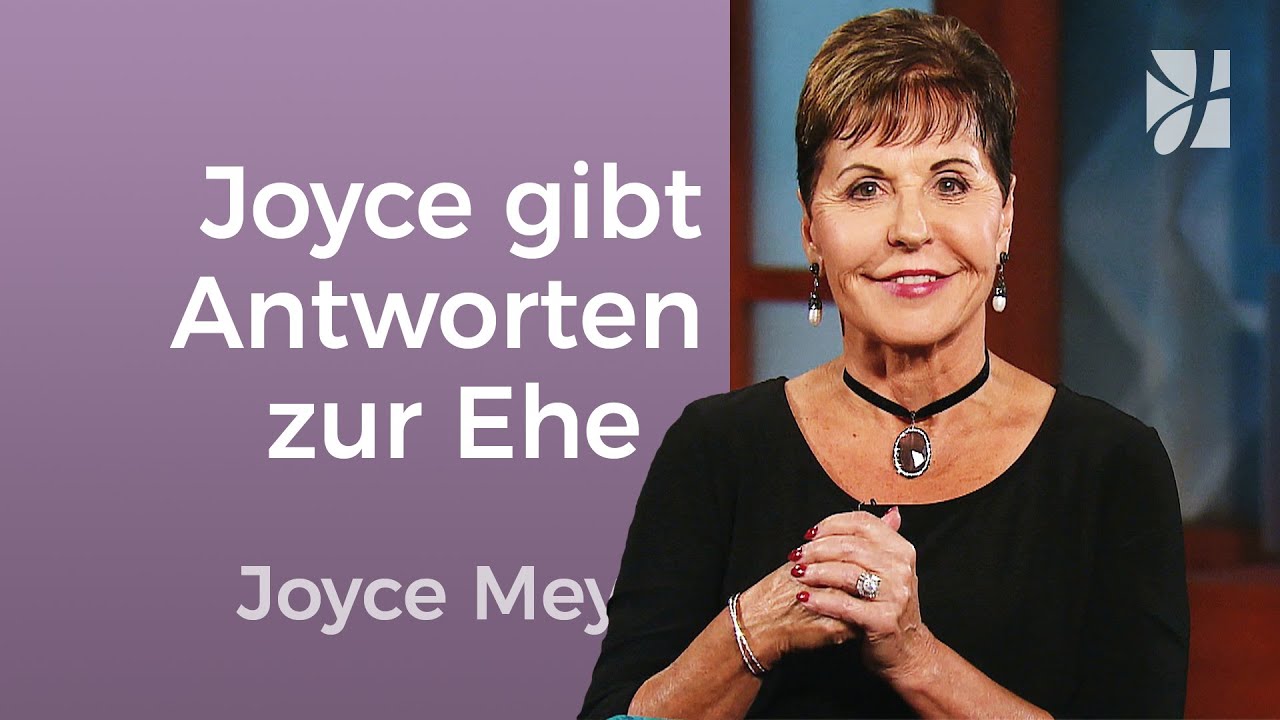 50 Ehejahre: Fragen an Joyce Meyer – Joyce Meyer  – Beziehungen gelingen lassen