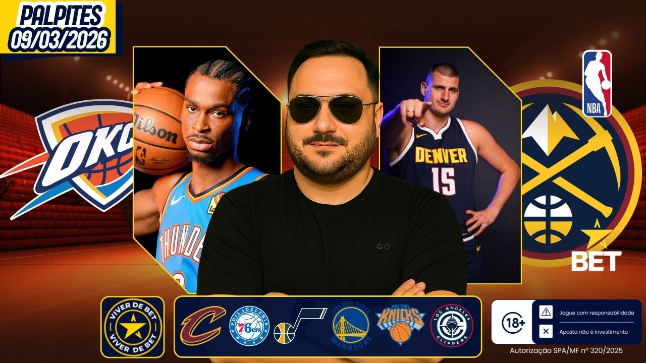 MELHORES PALPITES PARA NBA HOJE 09 03  2026