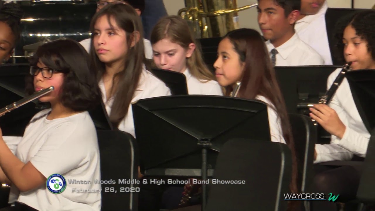 Winton Woods Middle & High School Band Showcase - February 26, 2020