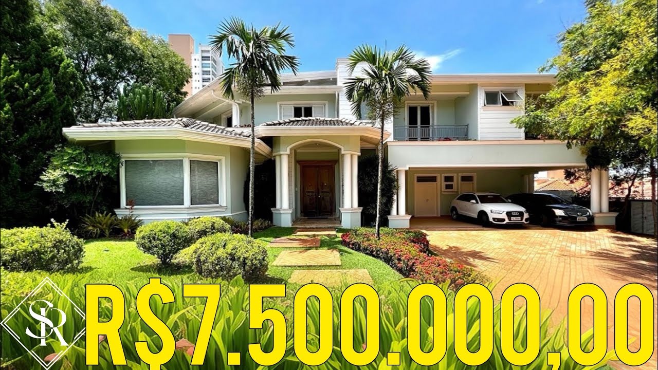 MANSÃO CLÁSSICA DE NOVELA A VENDA EM CONDOMÍNIO DE ALTO LUXO EM CAMPINAS-SP