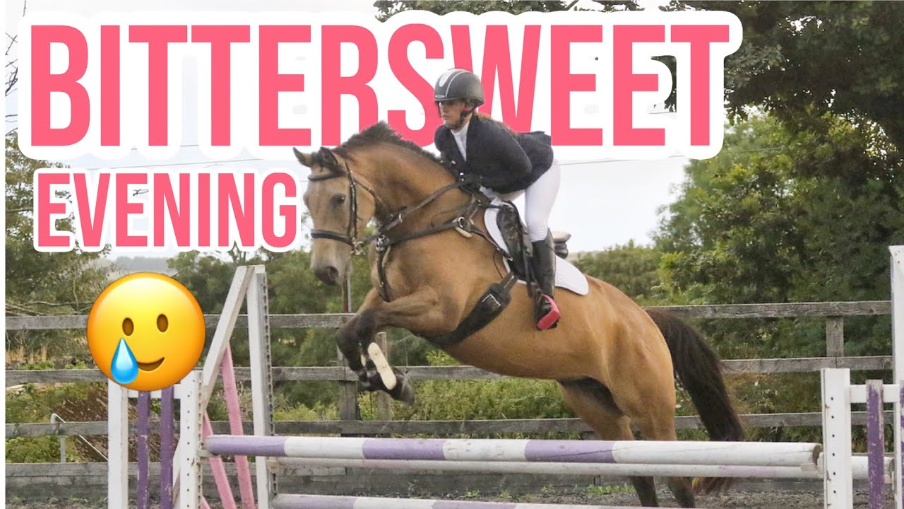 FINAL EVENING SHOW JUMPING + My first bareback sit on Addie