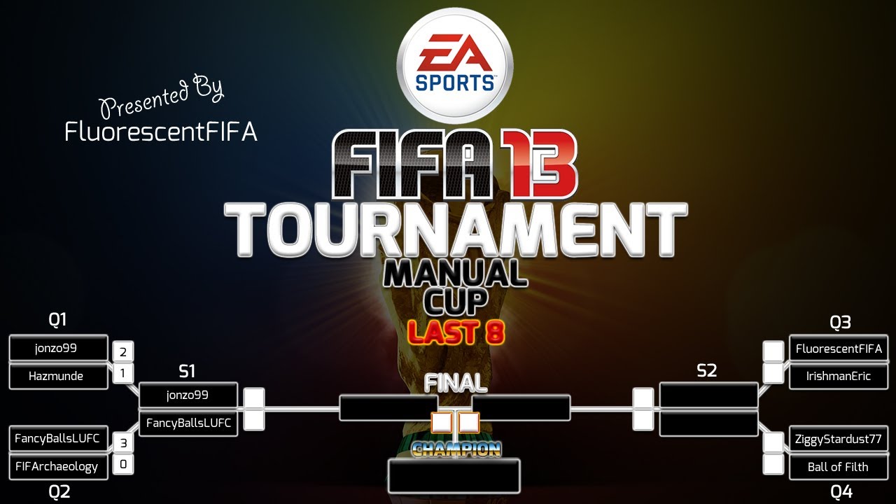 FIFA 13 | Manual Cup Quarter-Final 3 - FluorescentFIFA vs IrishmanEric