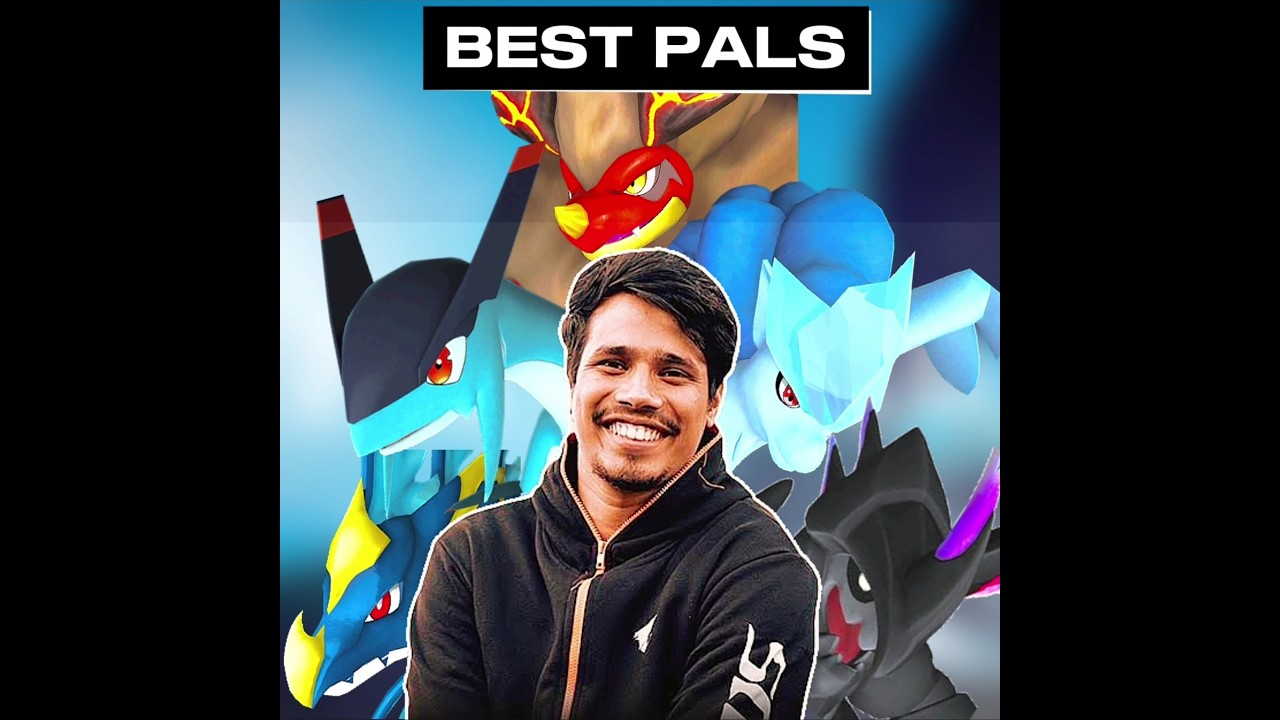 PALWORLD GAME GAMER FLEET TOP 5 FAVOURITE PALS 😮🔥| Games |#shorts