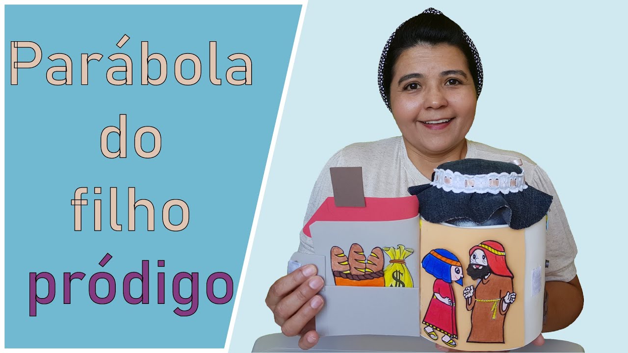 Parábola do Filho Pródigo - História Bíblica Infantil.