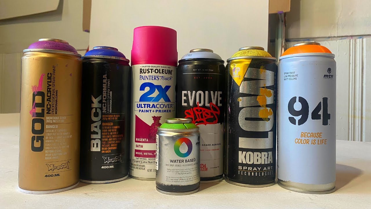 The best spray paint for street art and murals