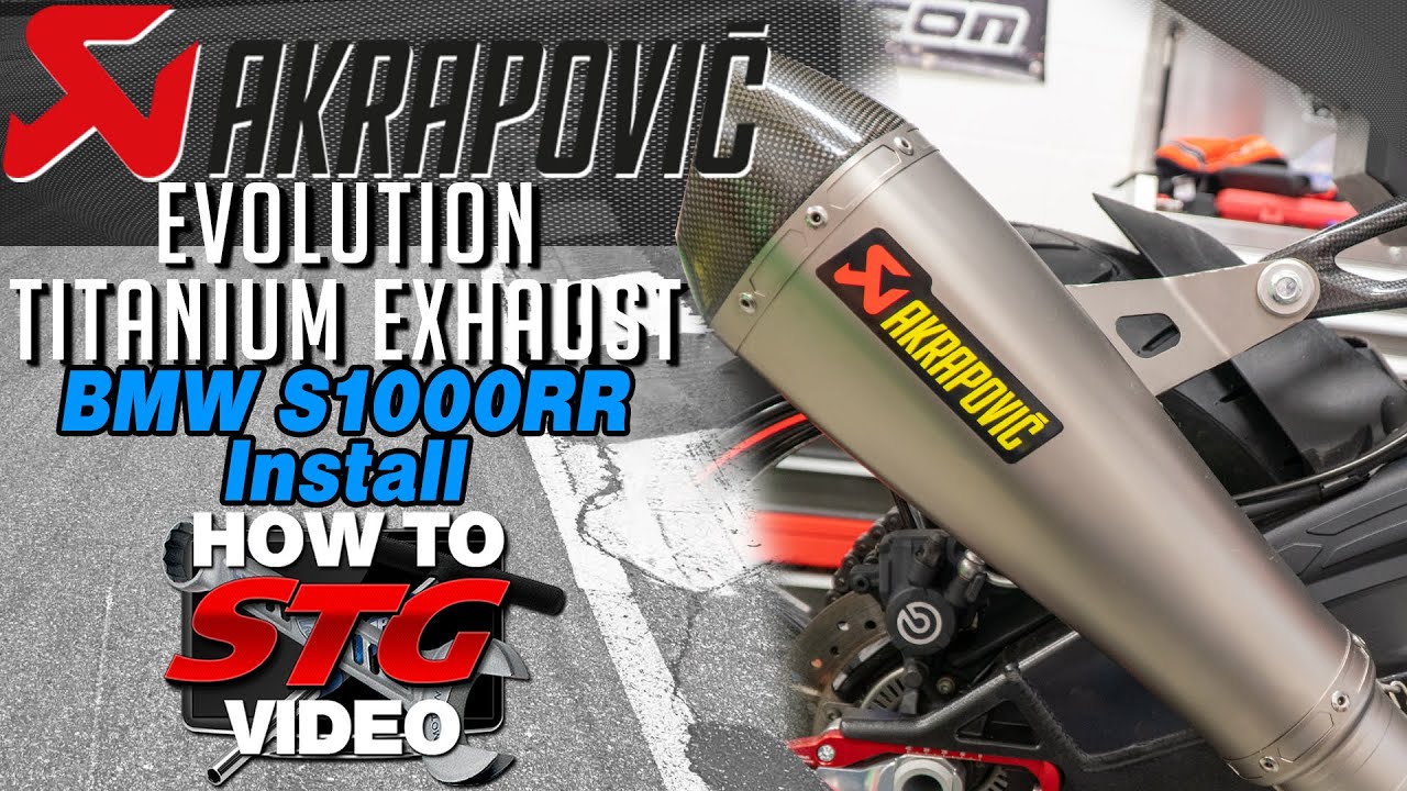 2018 BMW S1000RR Akrapovic Evolution Titanium Exhaust Instl.2020 Project Bike | Sportbike Track Gear