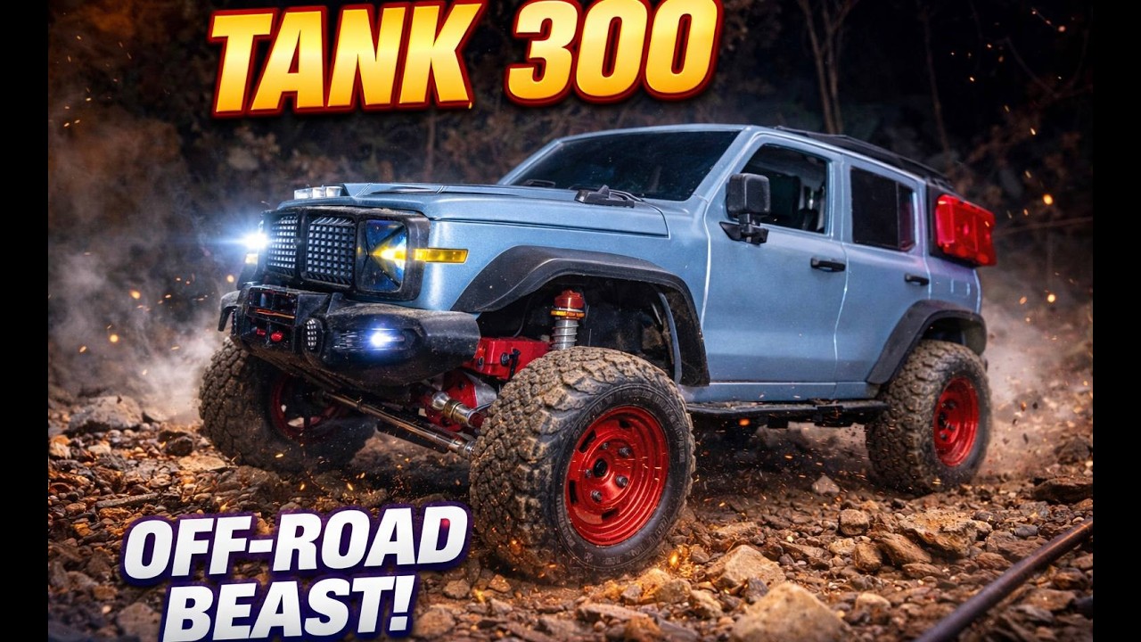 Late Night Off-Road Action  Tank 300