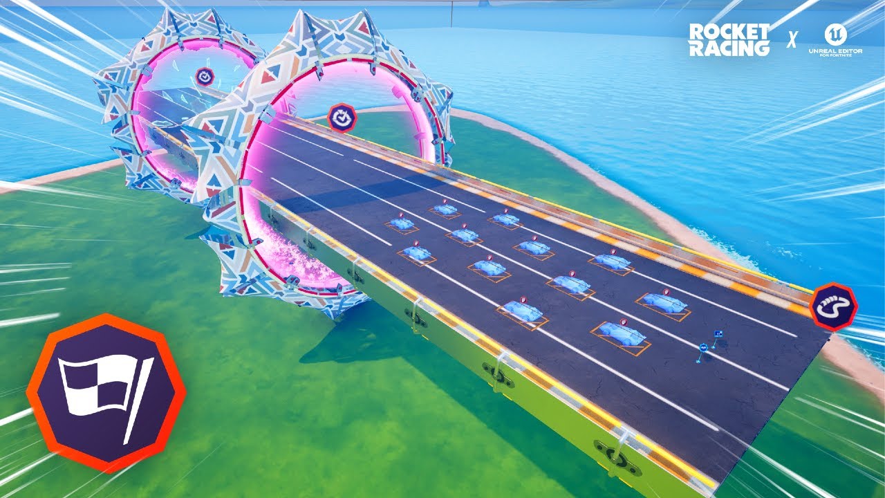 CREATIVE is in ROCKET RACING - MAKE NEW MAPS | UEFN in Rocket Racing