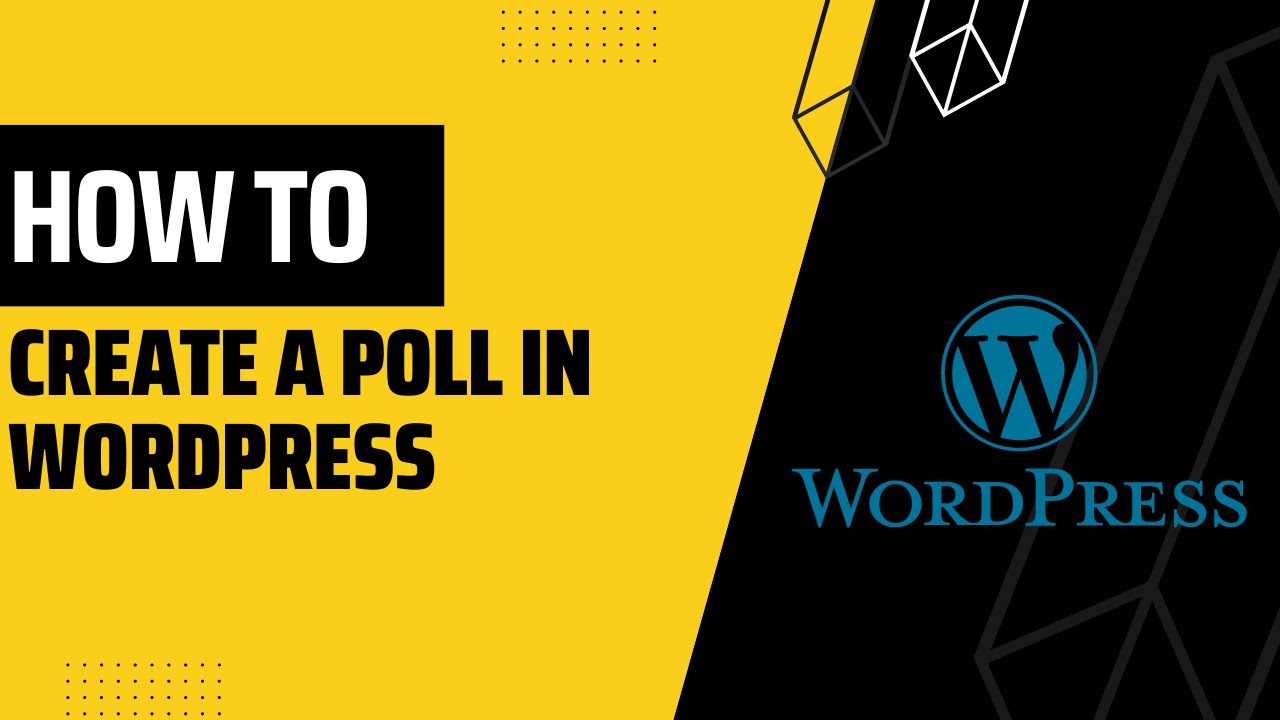 How to Create a Poll in WordPress [FREE]