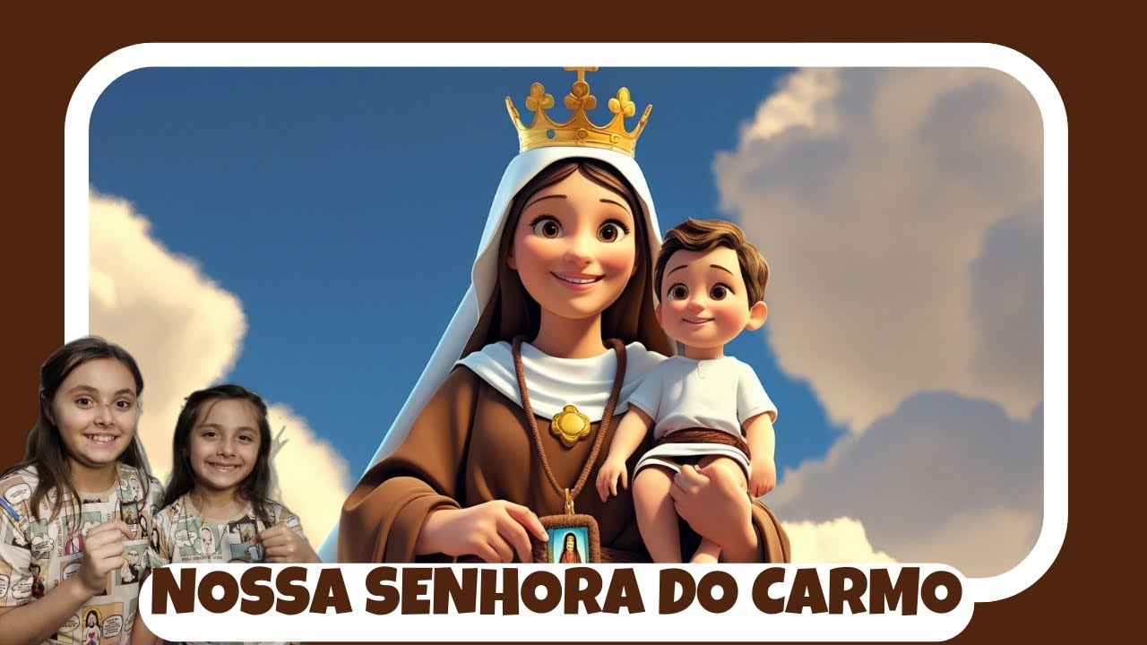 HISTÓRIA DE NOSSA SENHORA DO CARMO - ANIMADA PARA CRIANÇAS - Catequese Infantil - Igreja Católica