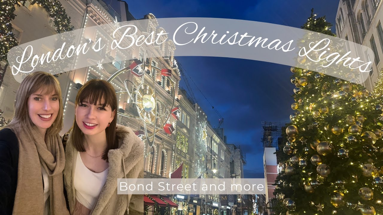 London Christmas Lights 2024 🎄✨ Bond Street London’s Most Magical Christmas Display!  Vlogmas [4K]