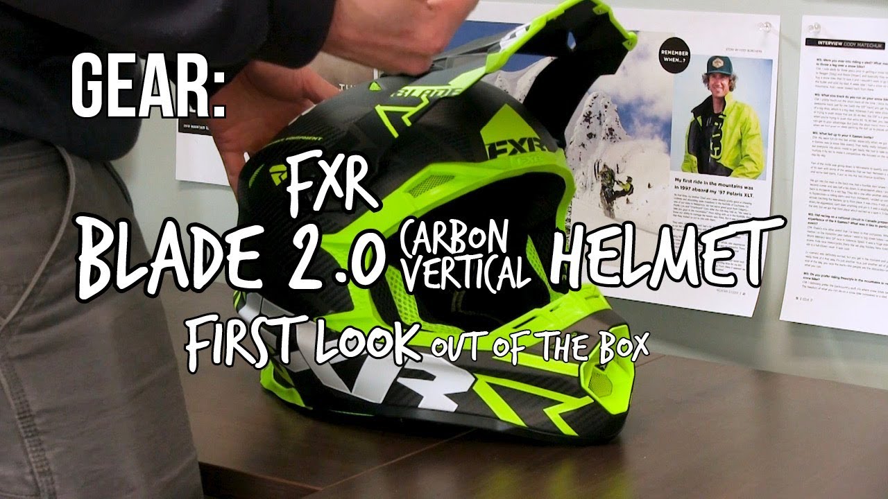 FXR Blade 2 0 Carbon Vertical Helmet First Look