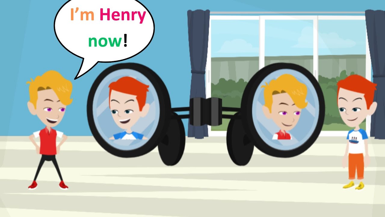 Lucas and Henry change body - Funny Cartoon Story - Lucas English