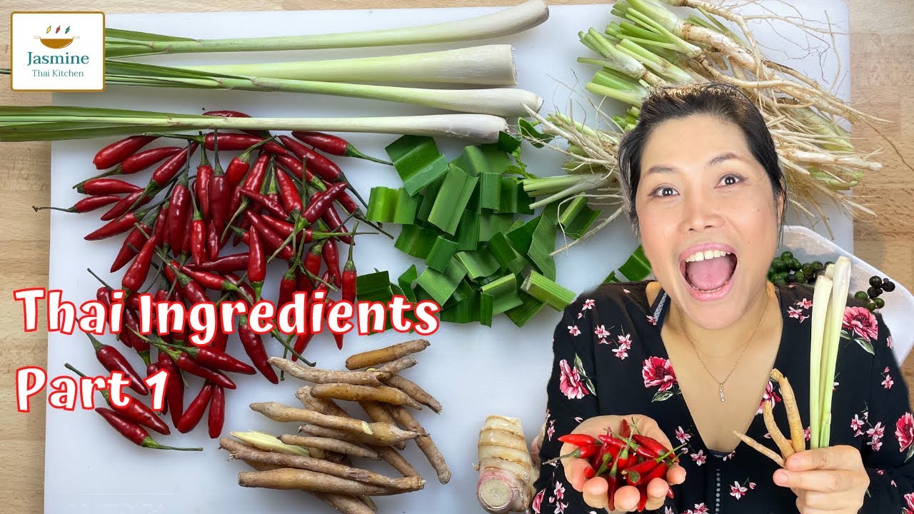 Thai Ingredients Part 1 - Galangal / Lemongrass / Finger Root