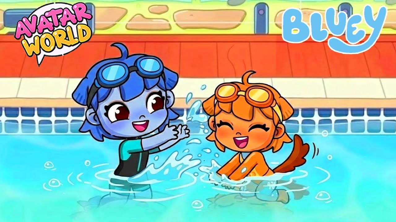 🐶 BLUEY EN MUNDO AVATAR 🐾 La Piscina 🌊 Episodio completo