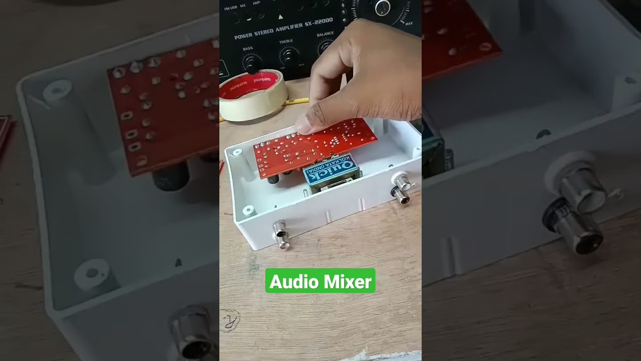 DIY Audio Mixer.