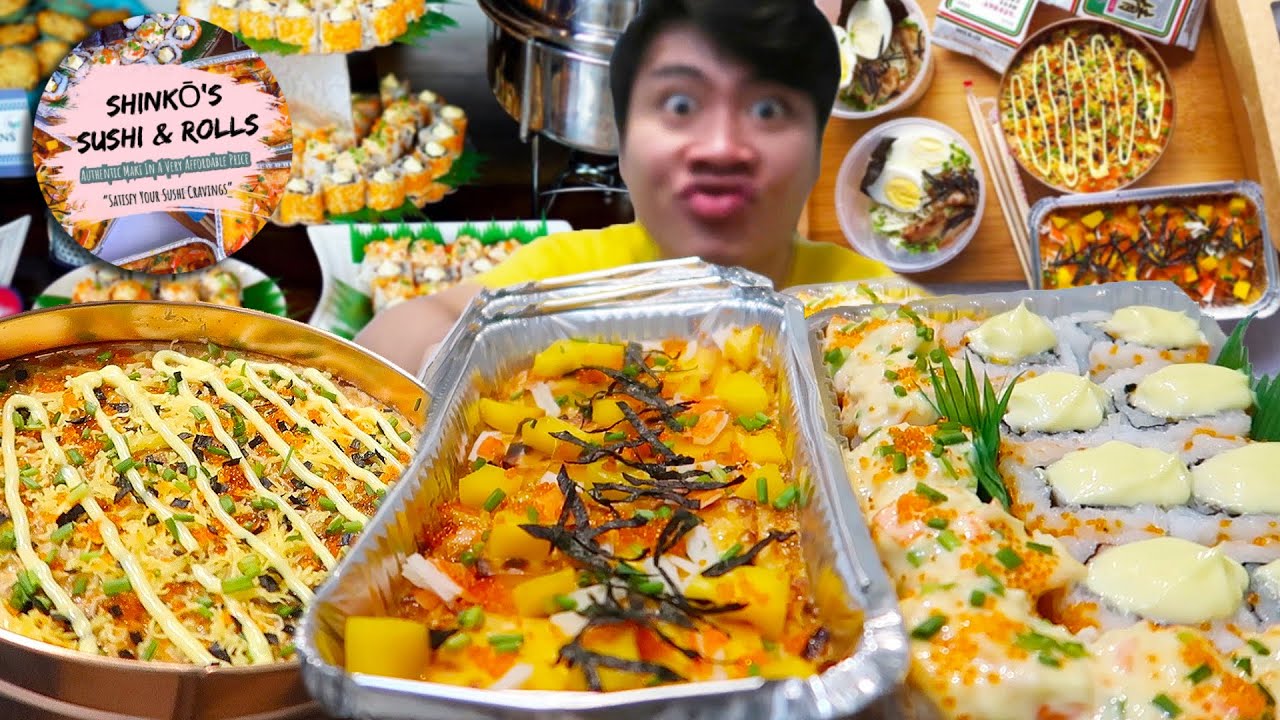 BAKED SUSHI, CALIFORNIA MAKI, CRUNCHY KANI MAKI,.. TASTE TEST!!