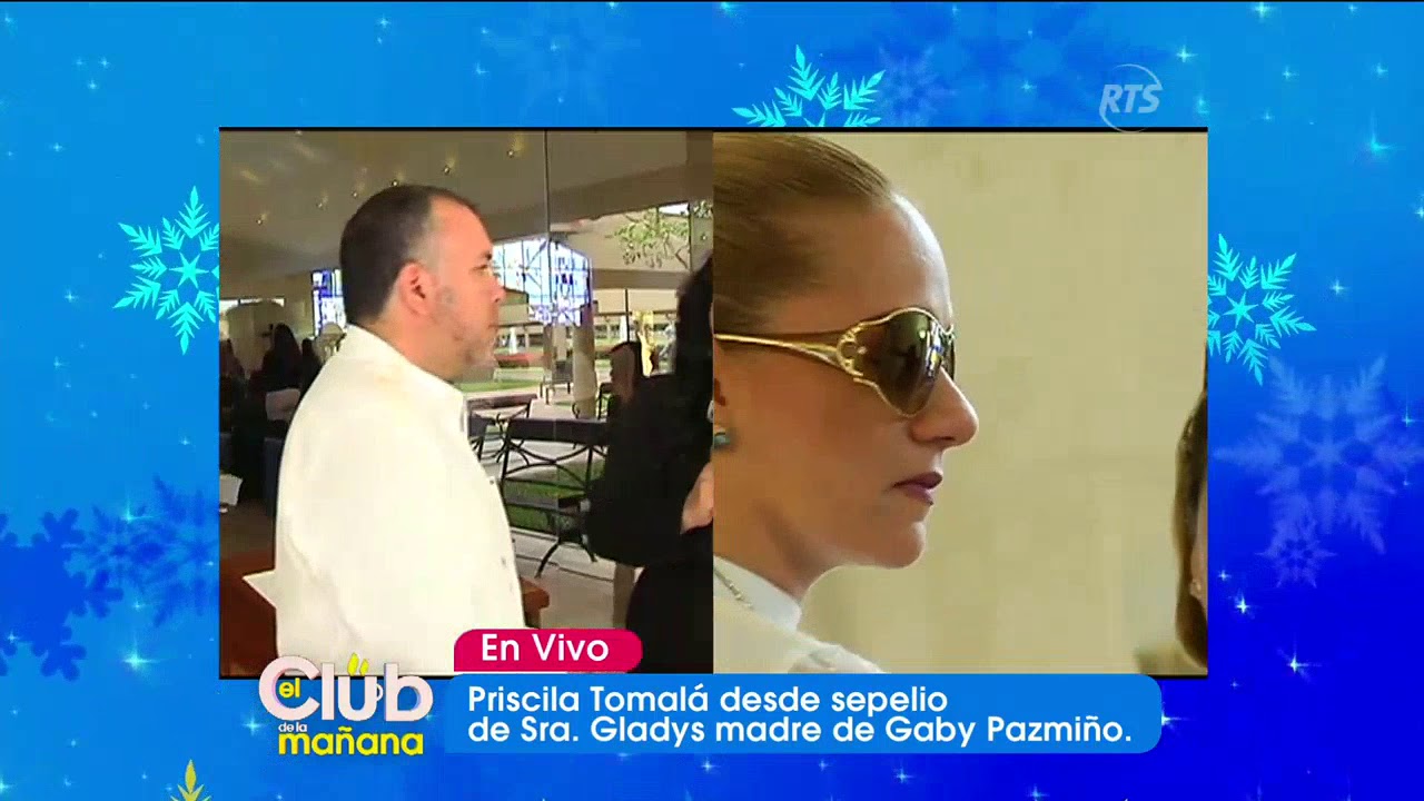 Nos trasladamos al sepelio de la madre de Gaby Pazmiño