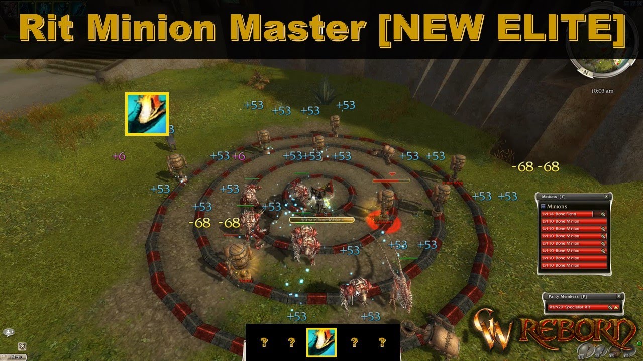 Guild Wars Ritualist NEW Minion Master ELITE Build | Weapons of Three Forges NEW Elite Skill