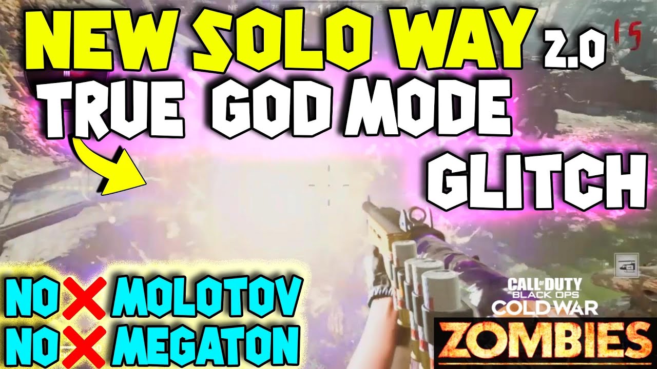 Cold War Zombie Glitches: New SOLO Way TRUE GOD MODE / No Boss / No Molotov, Is it Easier?