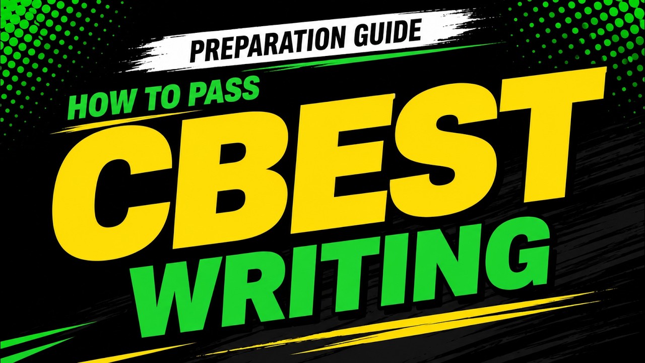 CBEST WRITING PREPARATION GUIDE. HOW TO PASS CBEST WRITING. SIMPLE HAPPY LEARNING