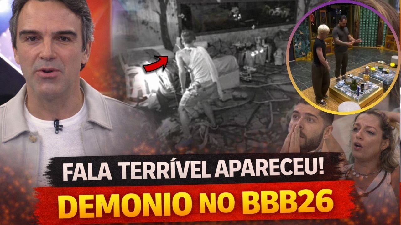 🚨 BBB 23! &ldquo;DEM&Ocirc;NIO&rdquo; APARECE NA CASA, PARTICIPANTES SE DESESPERAM E GABRIEL EXP&Otilde;E MOMENTO ASSUSTADOR