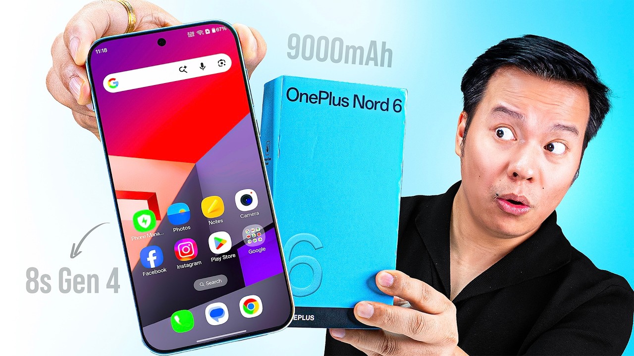 Oneplus Nord 6 Indian Unit Unboxing & Test 📌 9000mAh & SD 8s Gen 4 Phone But
