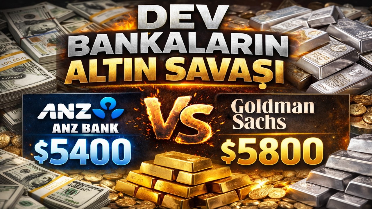 2 DEV BANKA KORKUTAN ALTIN TAHMİNİ A&Ccedil;IKLADI /  Dolar, Borsa, Bitcoin Ne Olacak?