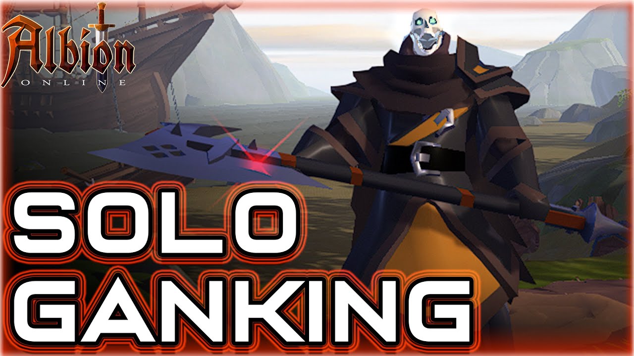 Albion Online - SOLO PVP GREATAXE - CLAW - BLOODLETTER  GANKING AND DIIVING - SILVER MAKING