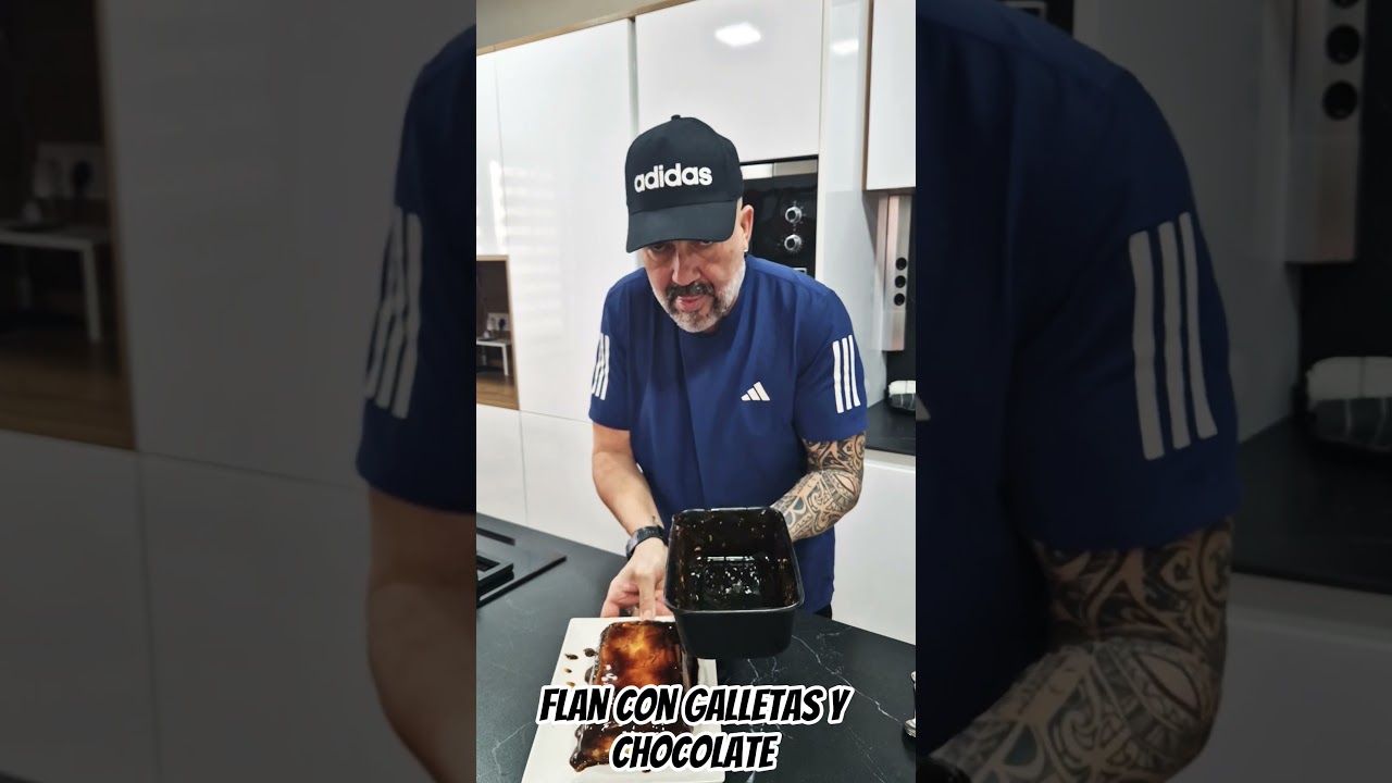 Flan de Galletas con Chocolate