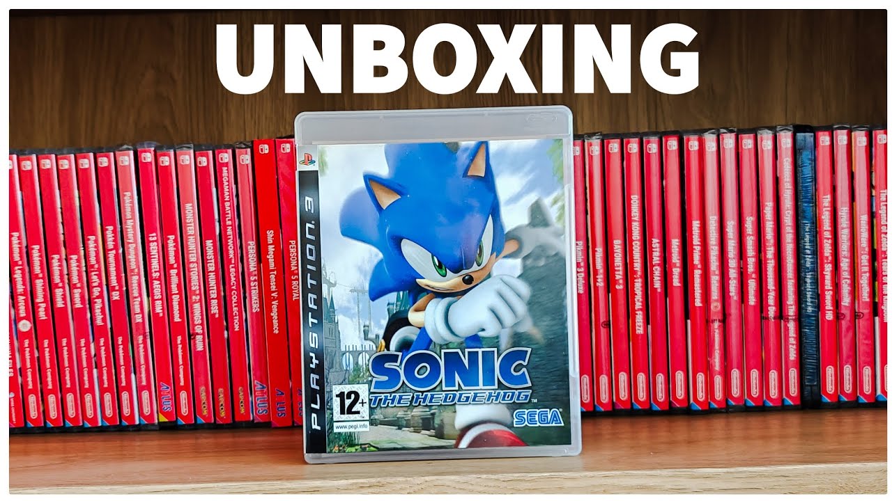 Unboxing Sonic the Hedgehog (2006) For PlayStation 3
