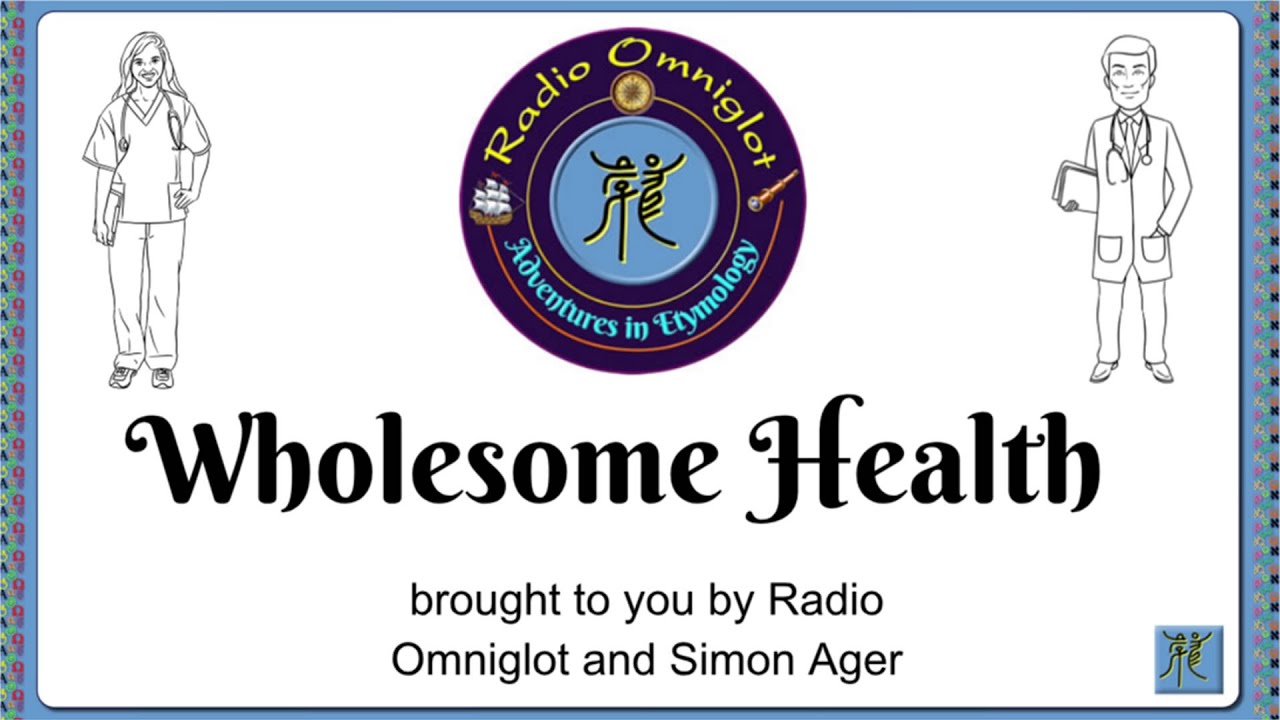Adventures in Etymology - Wholesome Health