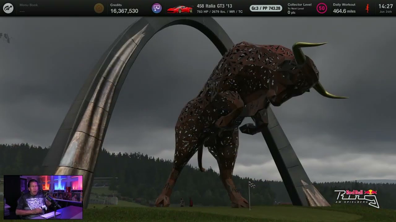 GT Cup Gr.3 race at the Red Bull Ring in Heavy Rain (with controller) #granturismo7 #controller